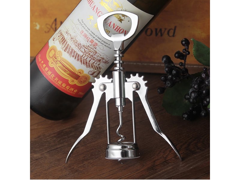 Tire-bouchon ouvre-bouteille de vin en alliage de zinc – 17x4cm - Conforama D