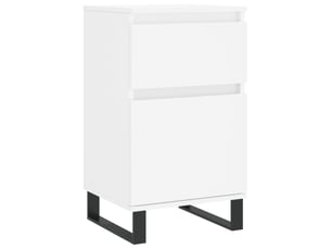 Buffet - bahut - meuble de rangement blanc 40x35x70 cm bois d’ingénierie