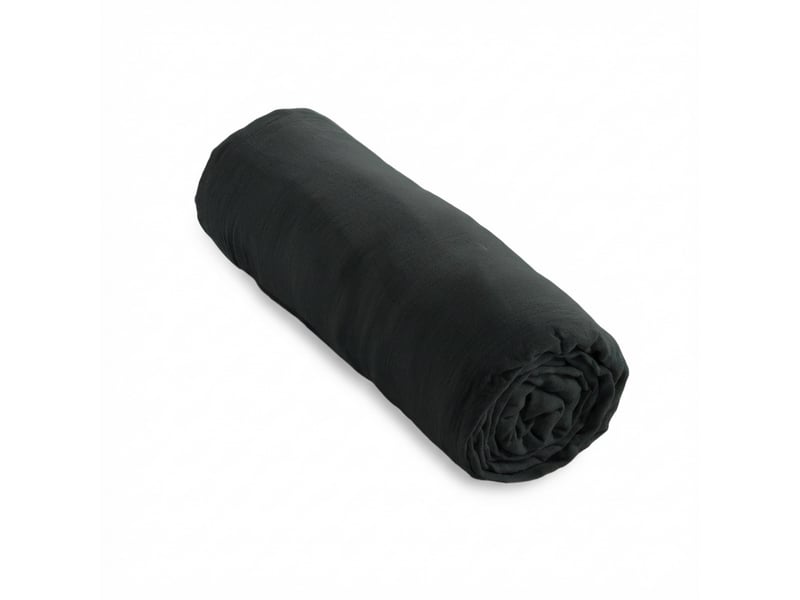  Drap housse 90x190+30 cm gaze de coton terra sapin PD24884 - Conforama C