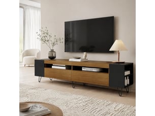 Meuble tv coloris bicolore 180 cm LPOSPI  