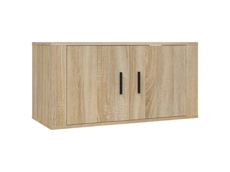  Ensemble de meubles tv 3 pcs chêne sonoma bois d'ingénierie shl55558  - Conforama D