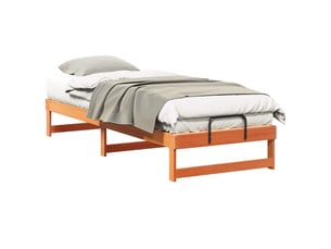 Lit simple 80x200 cm    coloris marron