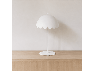 Lampe à poser en métal blanc h43 cm-flow