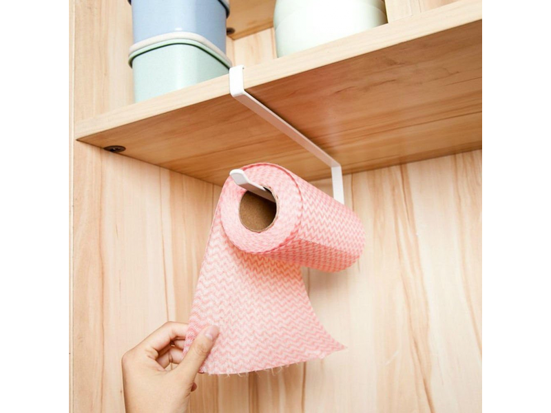 Distributeur de papier essuie-tout sous meuble, support de rouleau de papier sans perçage pour cuisine et salle de bain (2 pièces)  - Conforama E