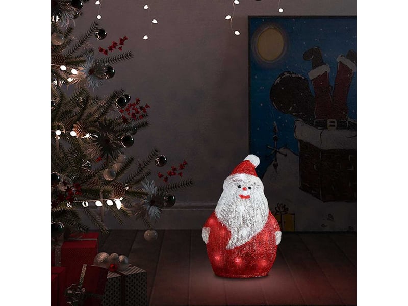  Silhouette de père noël led acrylique intérieurextérieur 28 cm  - Conforama B