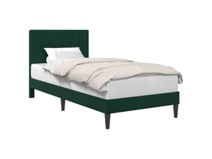Lit simple 90x190 cm    coloris vert