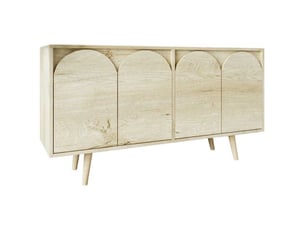 Buffet 4 porte(s)  0 tiroir(s) HANAH HOME  - 150 cm coloris beige 