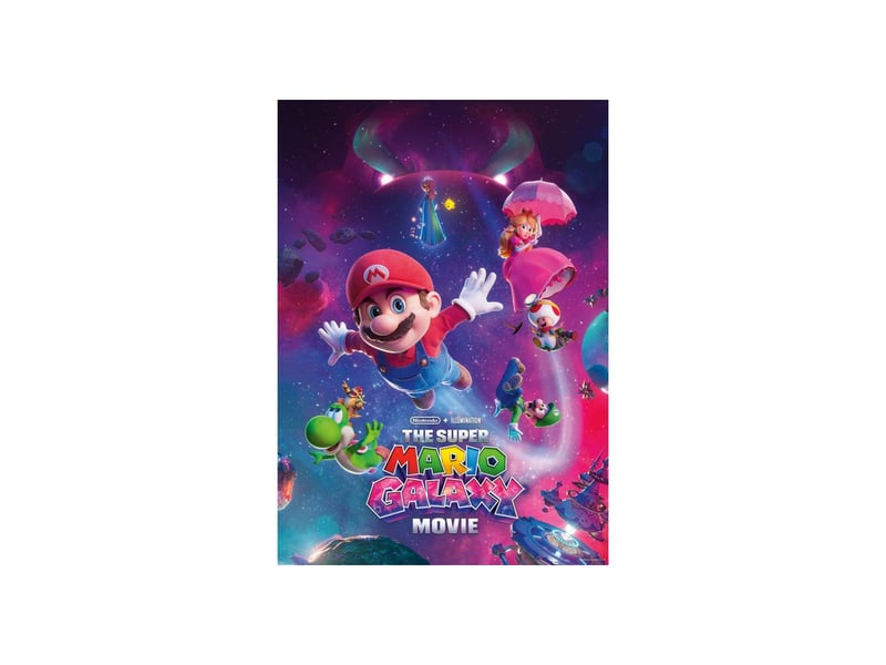  Puzzle adulte 1000 pieces aventures galactiques super mario galaxy movie portrait RAV4005555020615 - Conforama B