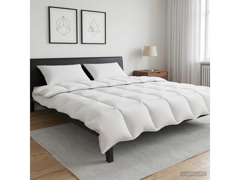  Ensemble de duvet 2 pcs - couette 200 x 200 cm été 150 gsm fibre de bambou  - Conforama B