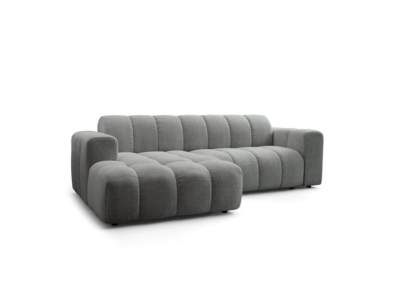  Canapé d'angle tisi, tkanina strukturalna gris  - Conforama A