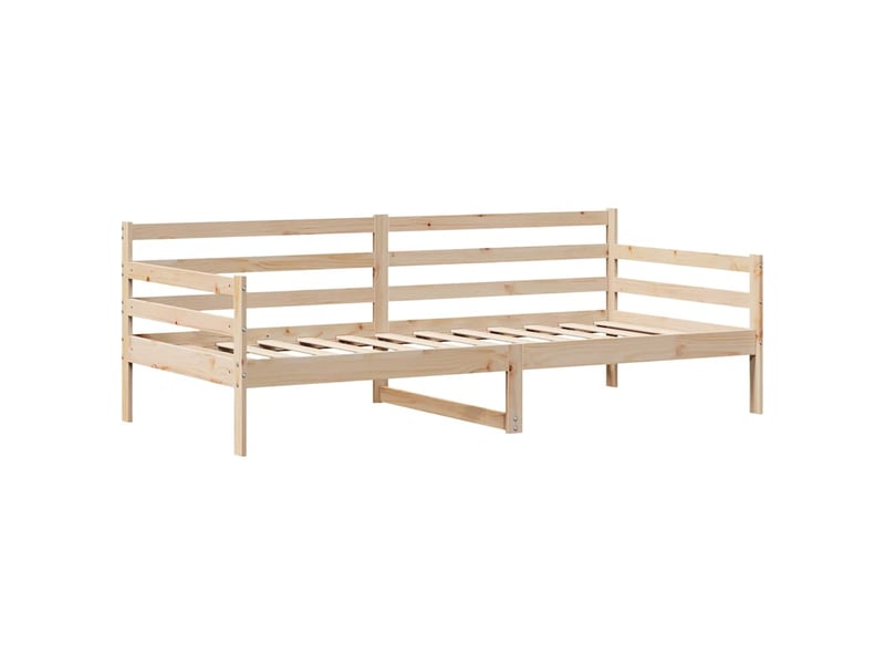  Lit simple- lit adulte -  lit de jour et tiroirs sans matelas blanc 80x200 cm bois massif  - Conforama D