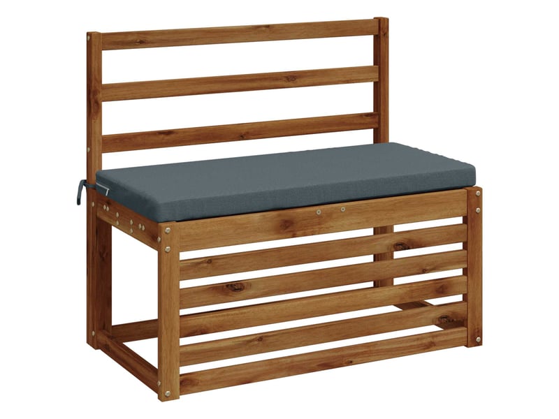  Lot de 2 coussins de banc, coussins d'assise soest 100 % polyester bleu cf57056  - Conforama C
