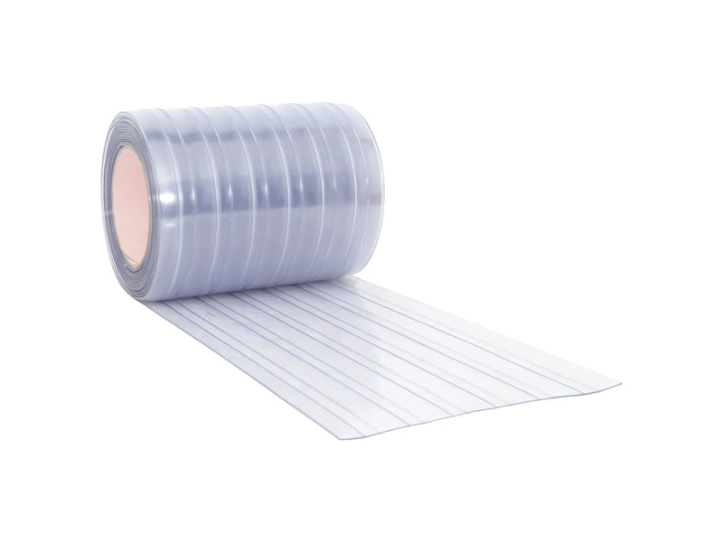  Rideau de porte transparent 300 mmx2,6 mm 10 m pvc cf43632  - Conforama D