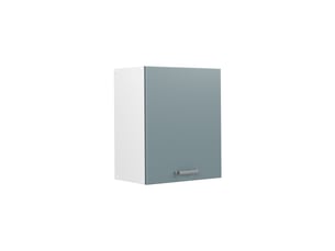 Vicco elément haut de cuisine, bleu-grisblanc, 50cm