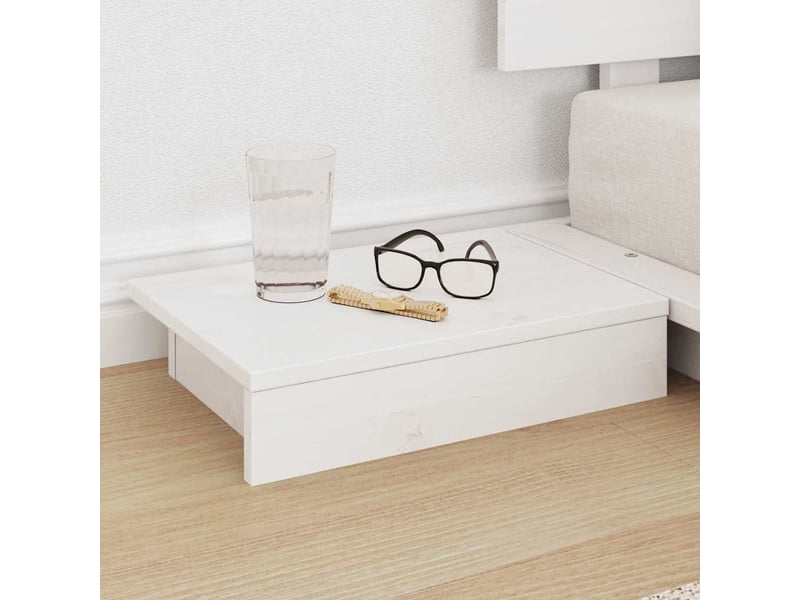 Lit simple- lit adulte - cadre de lit blanc 80 x 200 cm bois - Conforama B