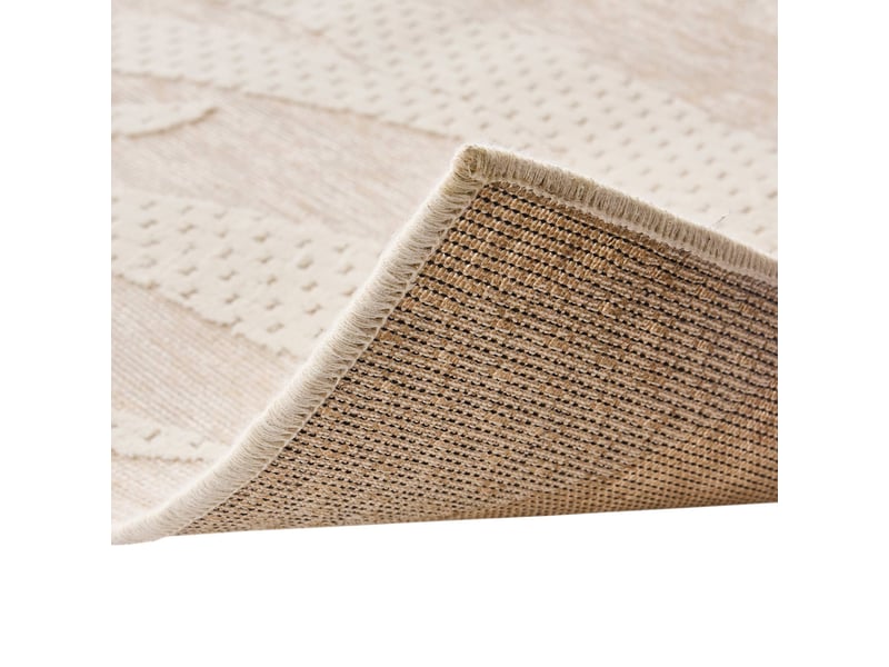  Tapis déco relief cancun 140x200cm naturel  - Conforama C