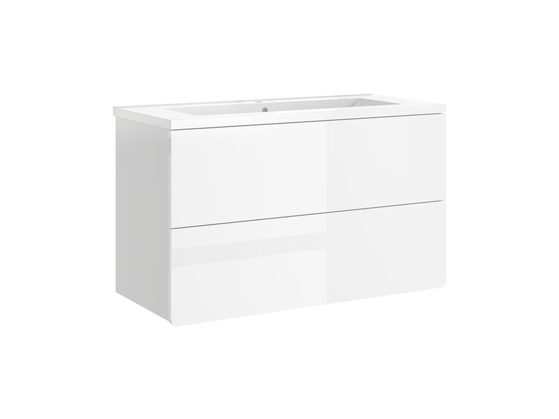  Vicco meubles bain, blanc haute brillanceblanc, 2 pièces  - Conforama A