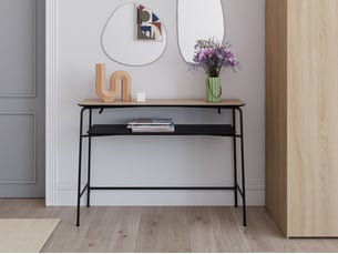 Console  coloris noir LOMOCO Kyoto - longueur 110 cm - 110 cm