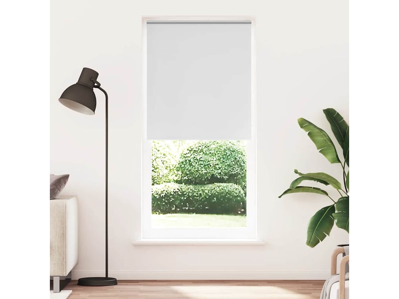  Store enrouleur occultant, store à rouleau 84,4 x 230 cm, largeur du tissu 80 cm, blanc cf45478  - Conforama B