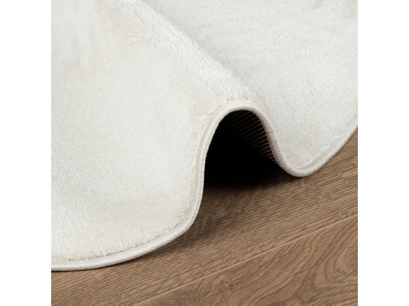  Tapis à poils courts crème ø 120 cm - comfortxl 375523 - Conforama E