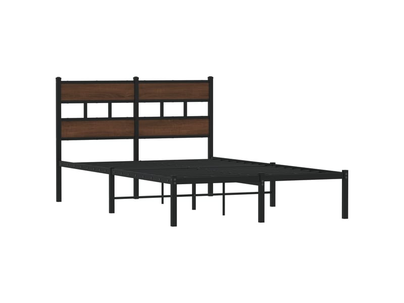  Lit double- lit adulte -  cadre de lit sans matelas avec tête de lit 120x190 cm  - Conforama B