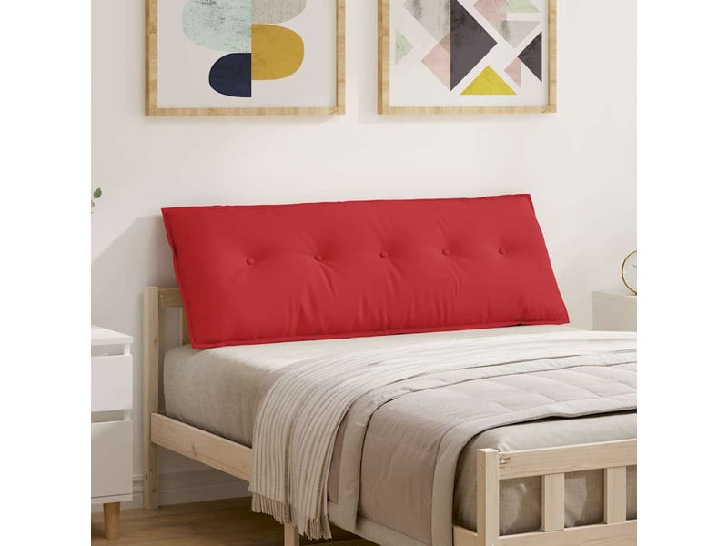  Coussin de dos, coussin de dossier rouge 140 x 19 x 50 cm tissu cf54995  - Conforama B