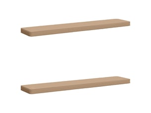 Lot de 2 coussins de banc, coussins d'assise vught 100 % polyester sable cf58548