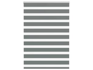 Store zèbre, store de fenêtre gris foncé largeur du tissu 90,9 cm polyester cf48638