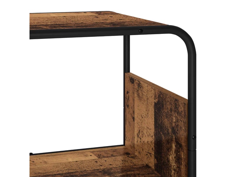  Buffet haut, buffet de rangement bois ancien 60x37,5x144 cm bois d'ingénierie  - Conforama E