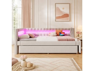 Sommier en Kit 90x200 cm TCQPZ vendu avec sommier,sans matelas