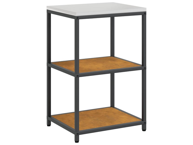  Étagère de cuisine, étagère de rangement hattem rouillé 60x50x92cm acier  - Conforama A