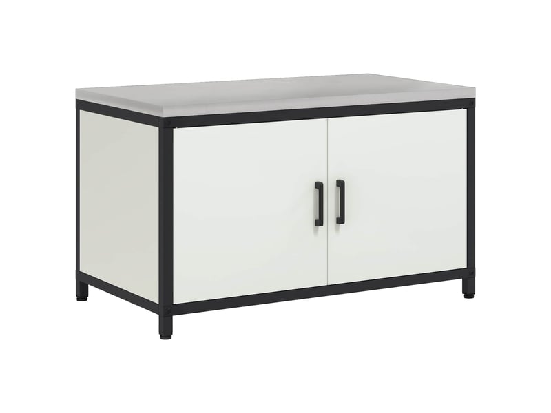  Meuble de rangement de cuisine hattem blanc 90x50x53cm  - Conforama A