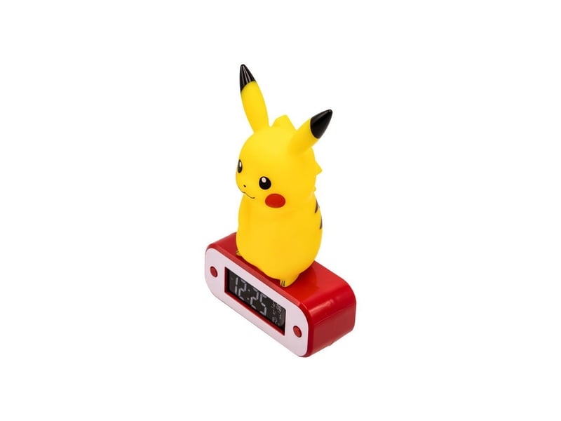  Réveil lumineux enfant pikachu affichage digital rétro eclairage led rouge et bord lumineux TEK1694778143316 - Conforama D