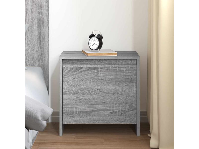  Table de chevet - cabinet de chevet - table de nuit sonoma gris 45x34x44,5 cm bois d'ingénierie  - Conforama B