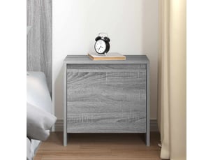 Table de chevet - cabinet de chevet - table de nuit sonoma gris 45x34x44,5 cm bois d'ingénierie