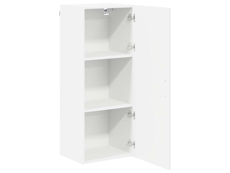 Meuble mural de cuisine | armoire de cuisine blanc 40x31x100cm shl6866 - Conforama E