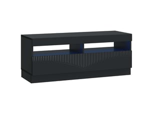 Meuble tv coloris noir 1 cm <strong></strong> <strong></strong>
