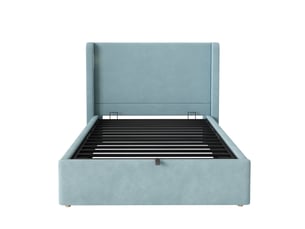Lit coffre 90x200 cm DZMDIP coloris bleu