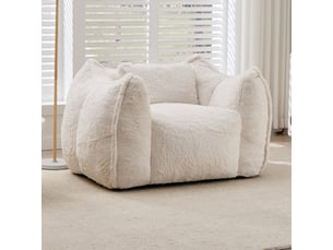 Pouf / repose pied <strong>SANS MARQUE</strong> <strong></strong> beige