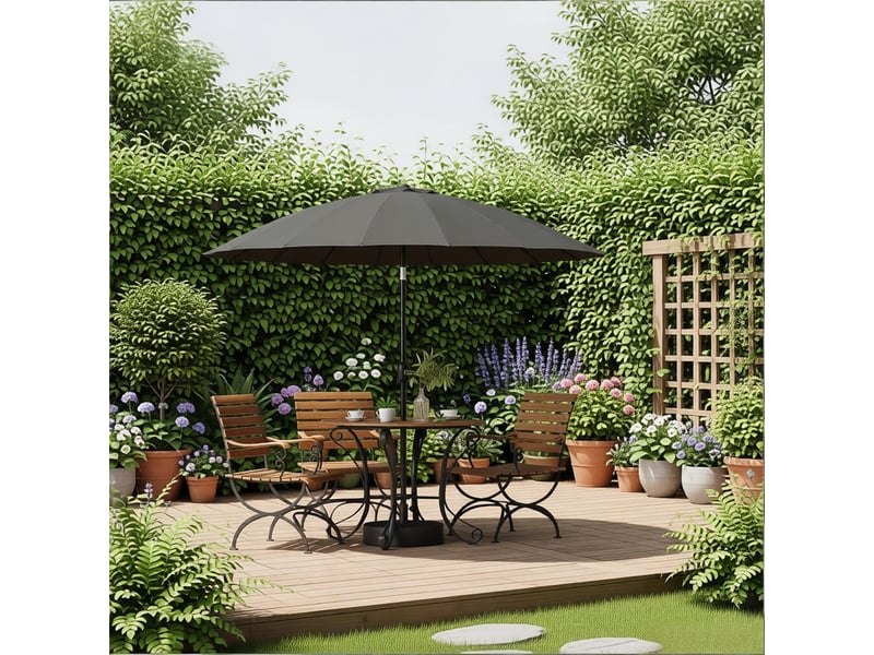  Grand parasol de terrasse inclinable, jardin et piscine, extérieur, sans pied  - Conforama B