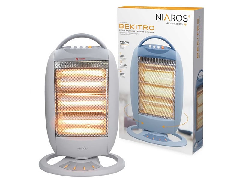  Chauffage halogène rotatif 1200w gsc  - Conforama A