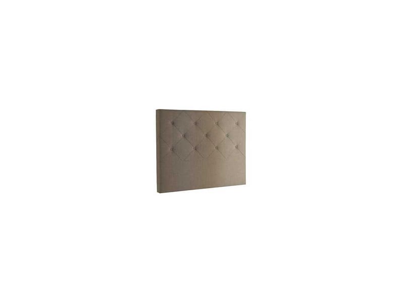  Tete de lit capitonne en bois ton mordore dore 125x200 cm 7746849 - Conforama A