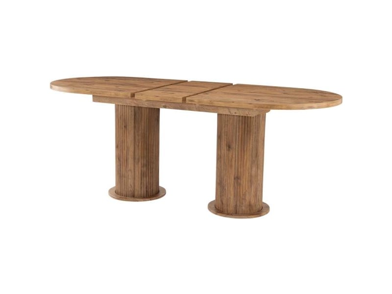  Table de repas extensible gusto noyer  - Conforama E