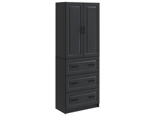 Armoire <strong></strong> <strong></strong> coloris noir largeur 66 cm