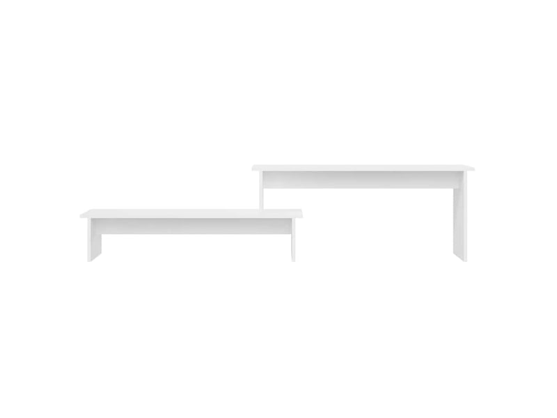  Meuble tv - banc tv - meuble de rangement blanc 180x30x43 cm aggloméré  - Conforama D
