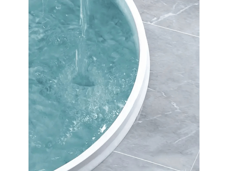  Pare-éclaboussures de porte de douche de 10 cm de haut, pare-éclaboussures de douche pliable de 200 cm (blanc).  - Conforama D