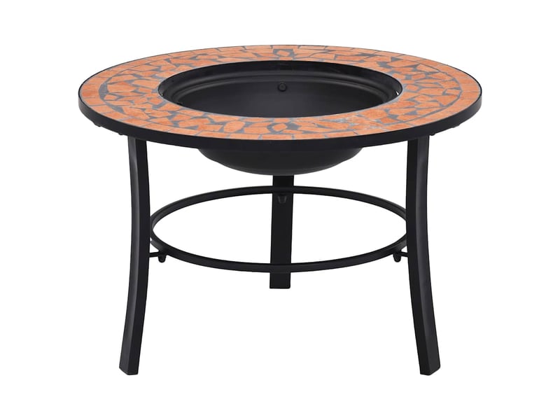  Brasero exterieur, foyer mosaïque terre cuite 68 cm céramique  - Conforama B