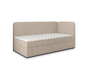 Lit avec rangement 80x200 cm MASSENO   coloris beige