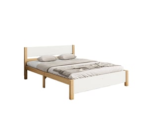 Lit 2 places 140x200 cm WISHDOR   coloris blanc