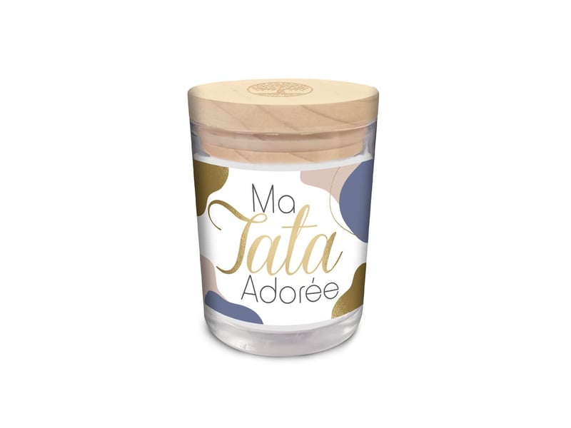  Stc - bougie verre ma tata adorée  - Conforama A
